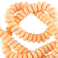 Polymer Perlen Rondell 7mm - Sunset orange
